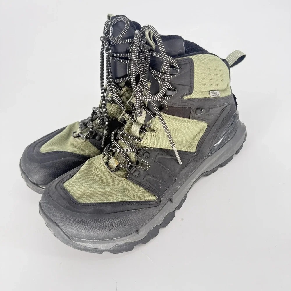Altra Tushar Hiking Boots Mens 10.5 Green Black Waterproof Outdoor Trail Rugged